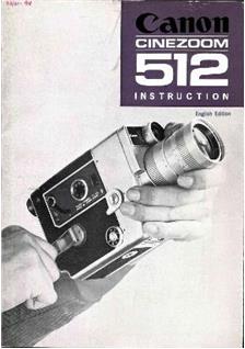 Canon 512 (2x8) manual. Camera Instructions.